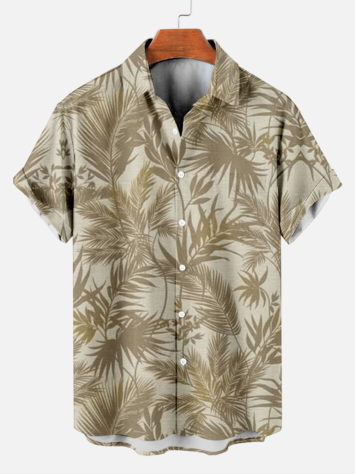 Men's Short Refreshing elegant hawaii Sleeve Shirt 