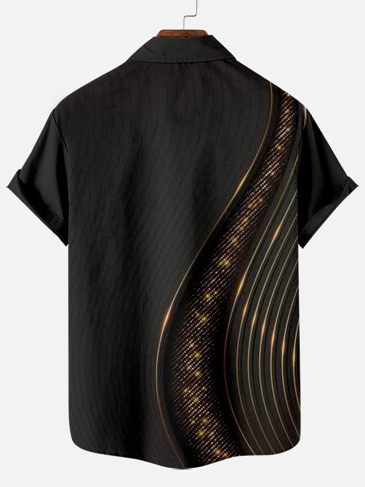 Men's Memorial Day Easter Print Short Sleeve Shirt