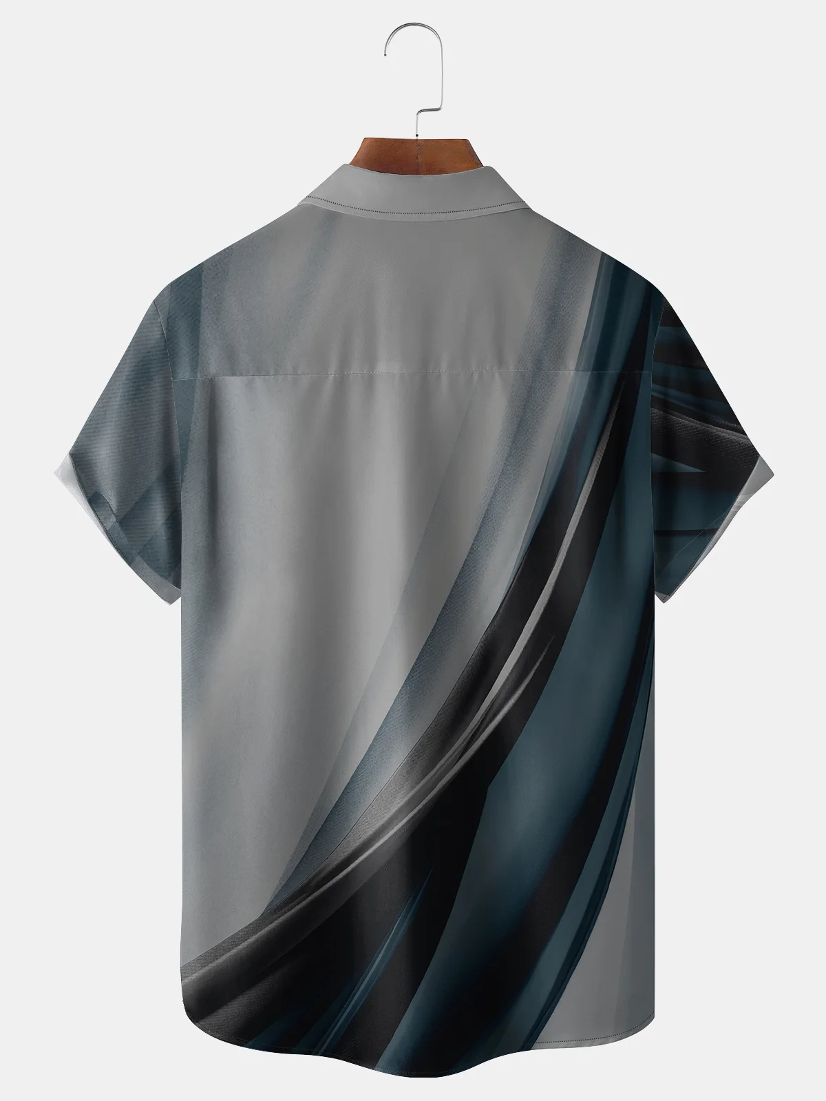 Men's Easter Cross Art Print Pocket Holiday Shirt