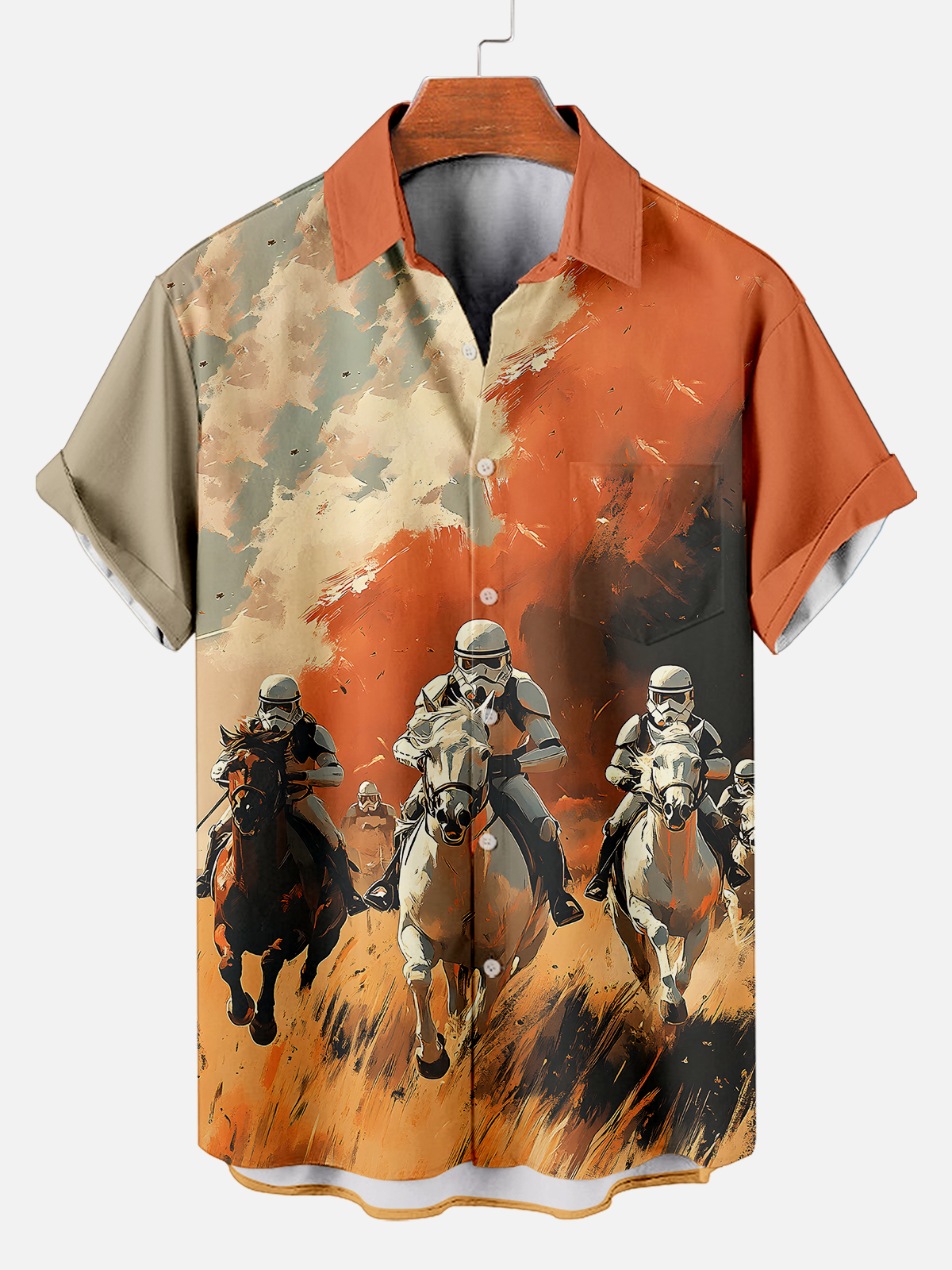 Men's Classic Movie Graphic Short Sleeve Shirt