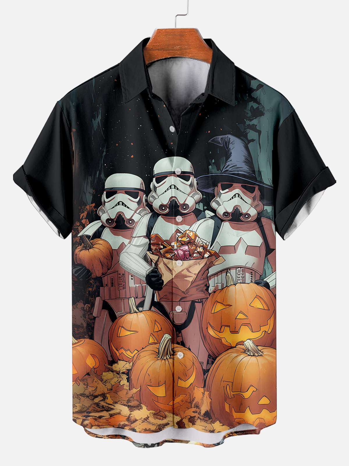 Men's Classic Movie Graphic Short Sleeve Shirt