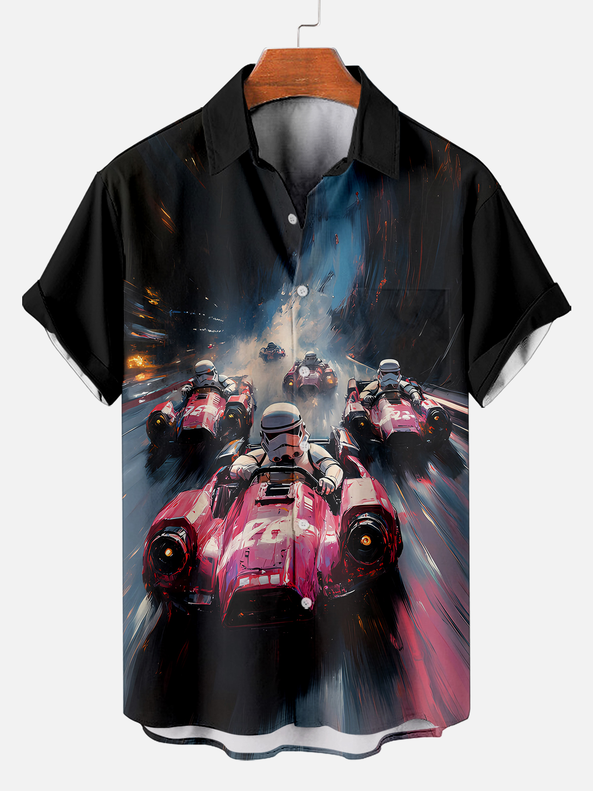 Men's Classic Movie Graphic Short Sleeve Shirt