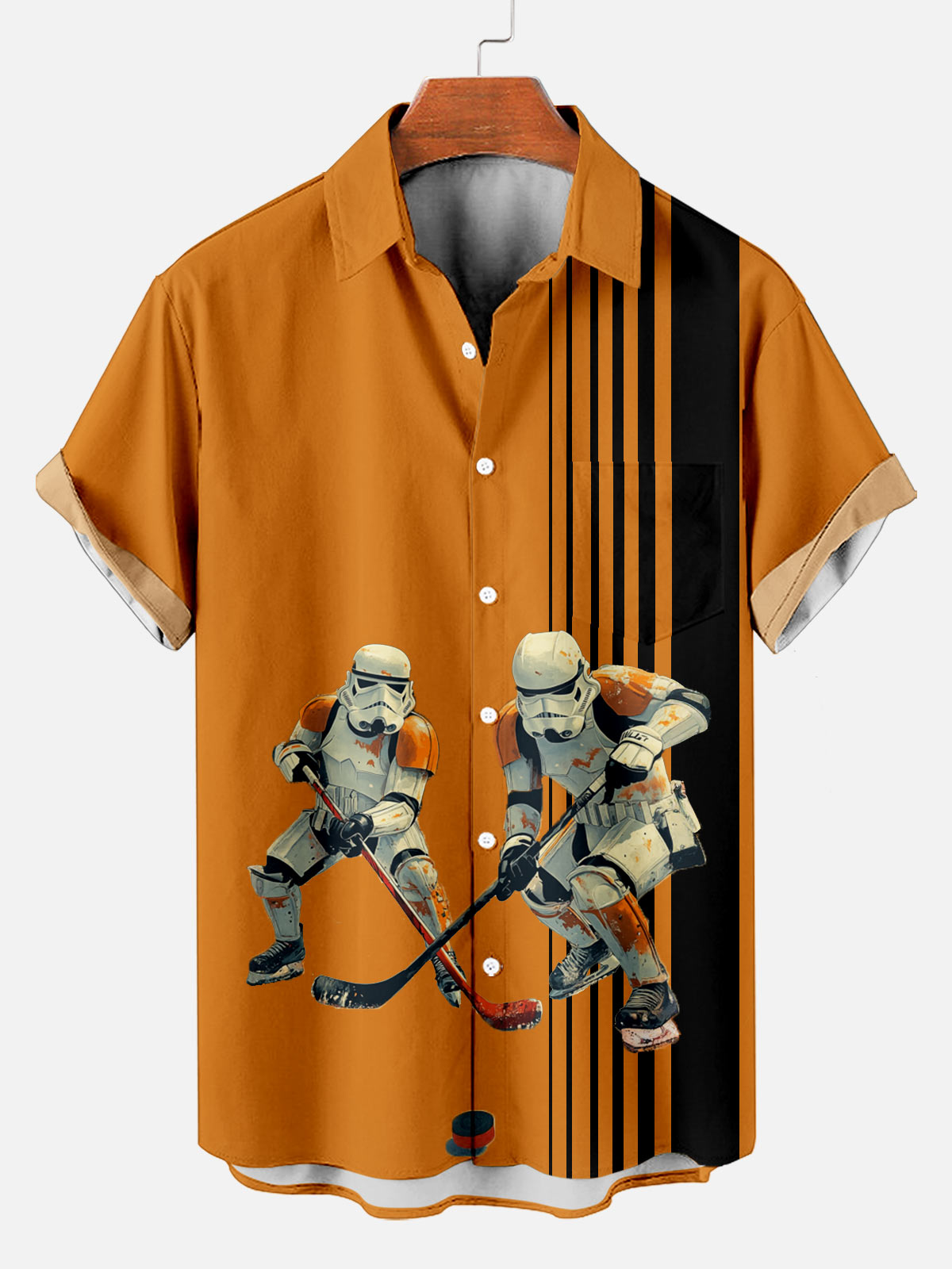 Men's Classic Movie Graphic Short Sleeve Shirt