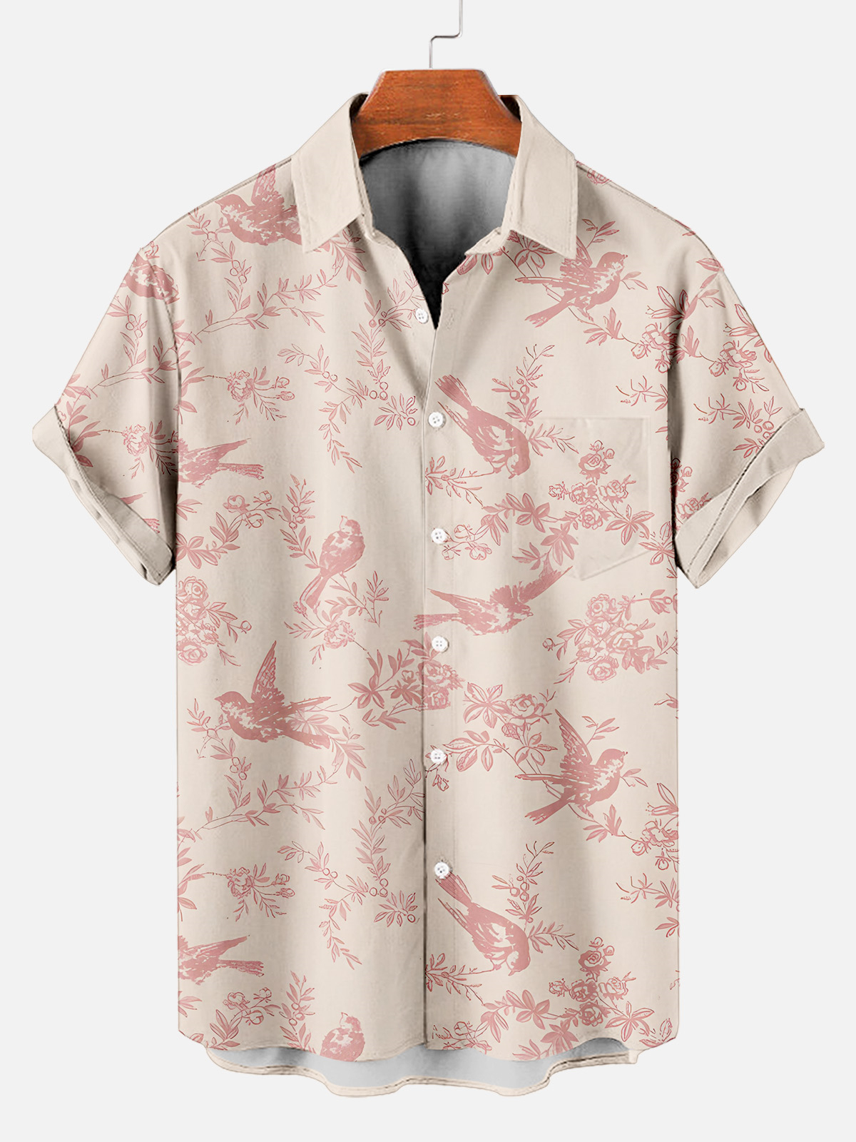 Men's Vintage Hawaiian Short Sleeve Shirt