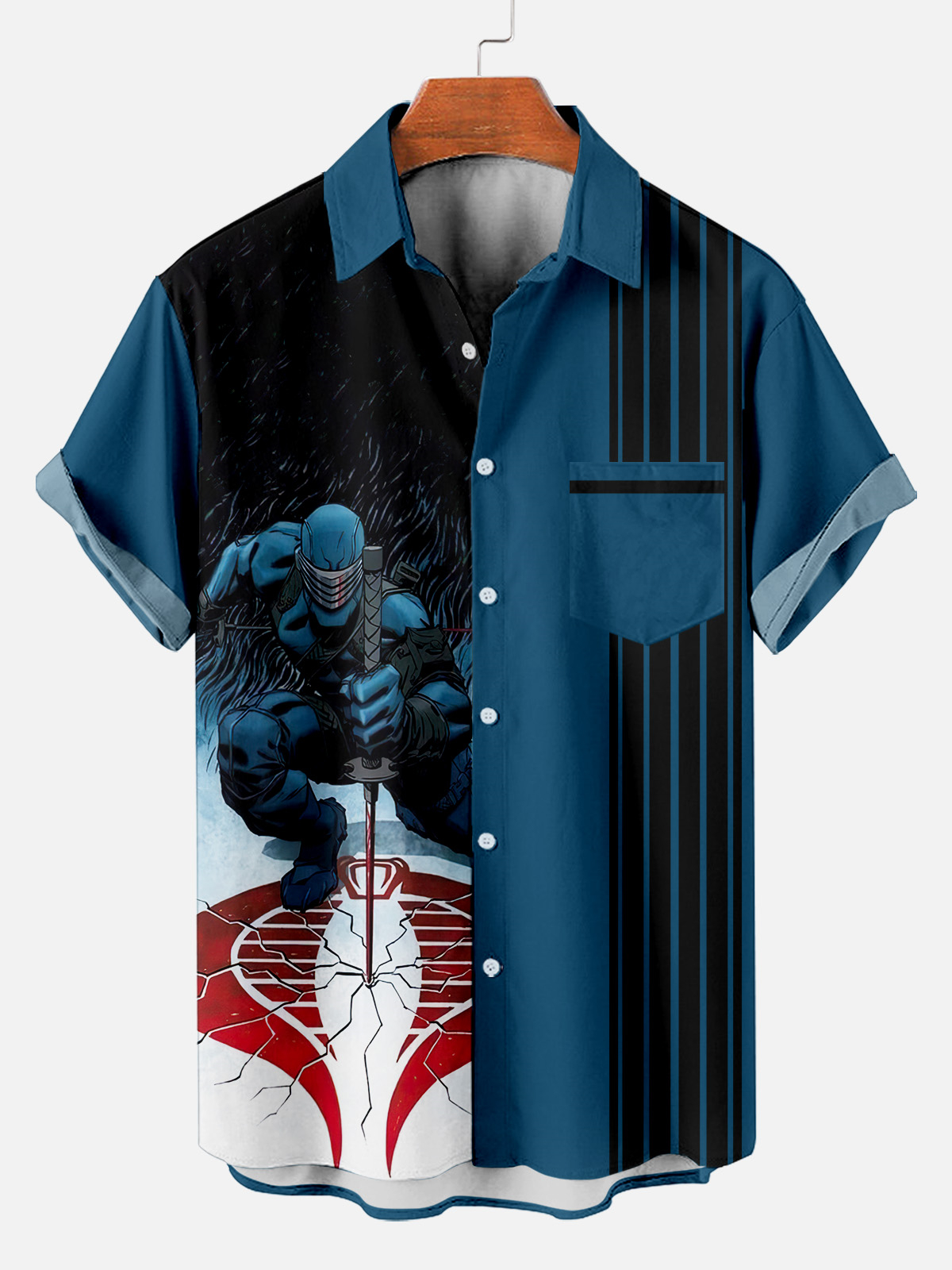 Men's Classic Character Graphic Short Sleeve Shirt