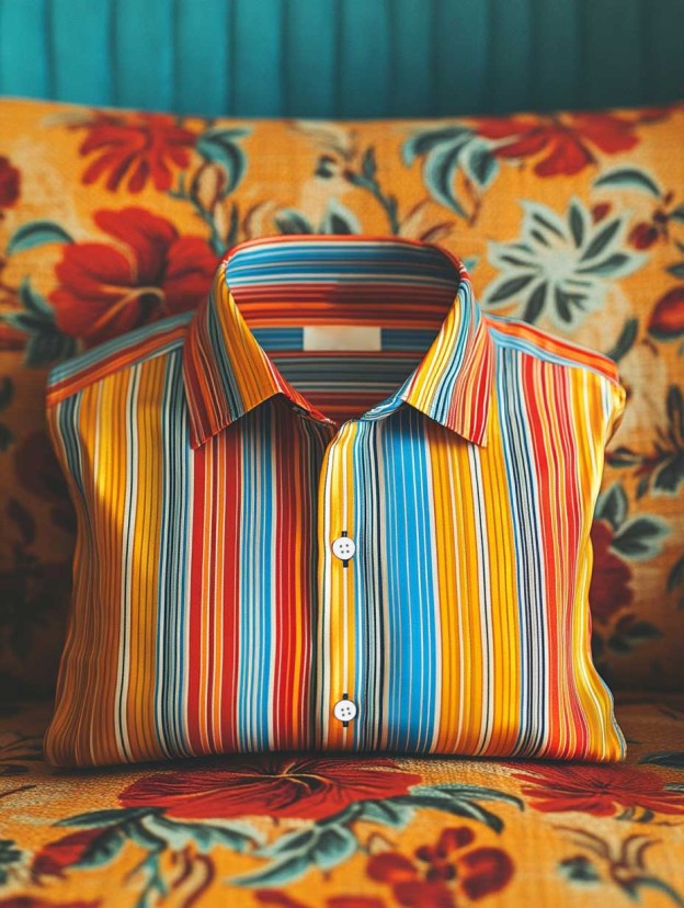 Men's Business Casual Button-Down Shirt