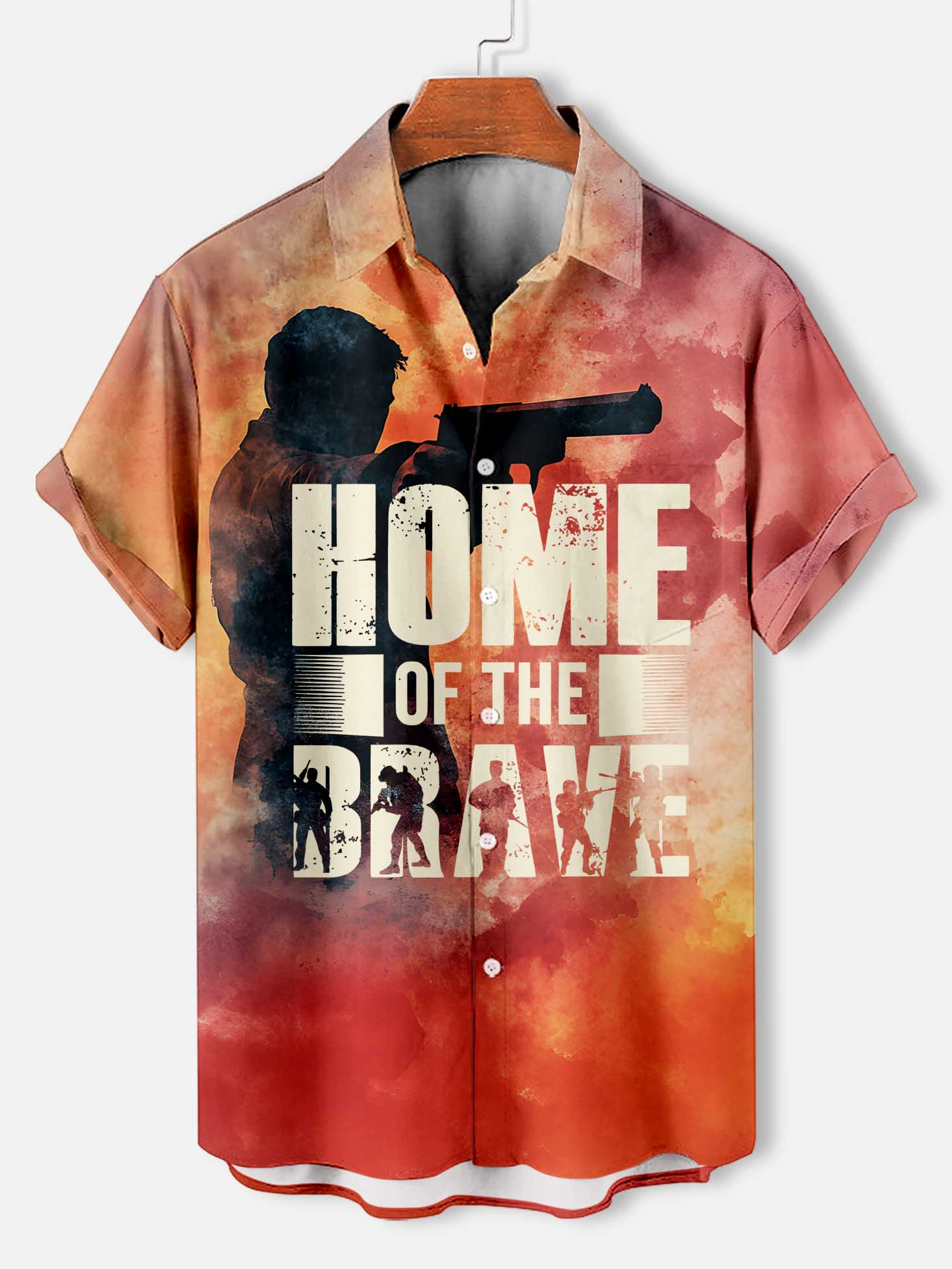 Men's Slogan Short Sleeve Shirt