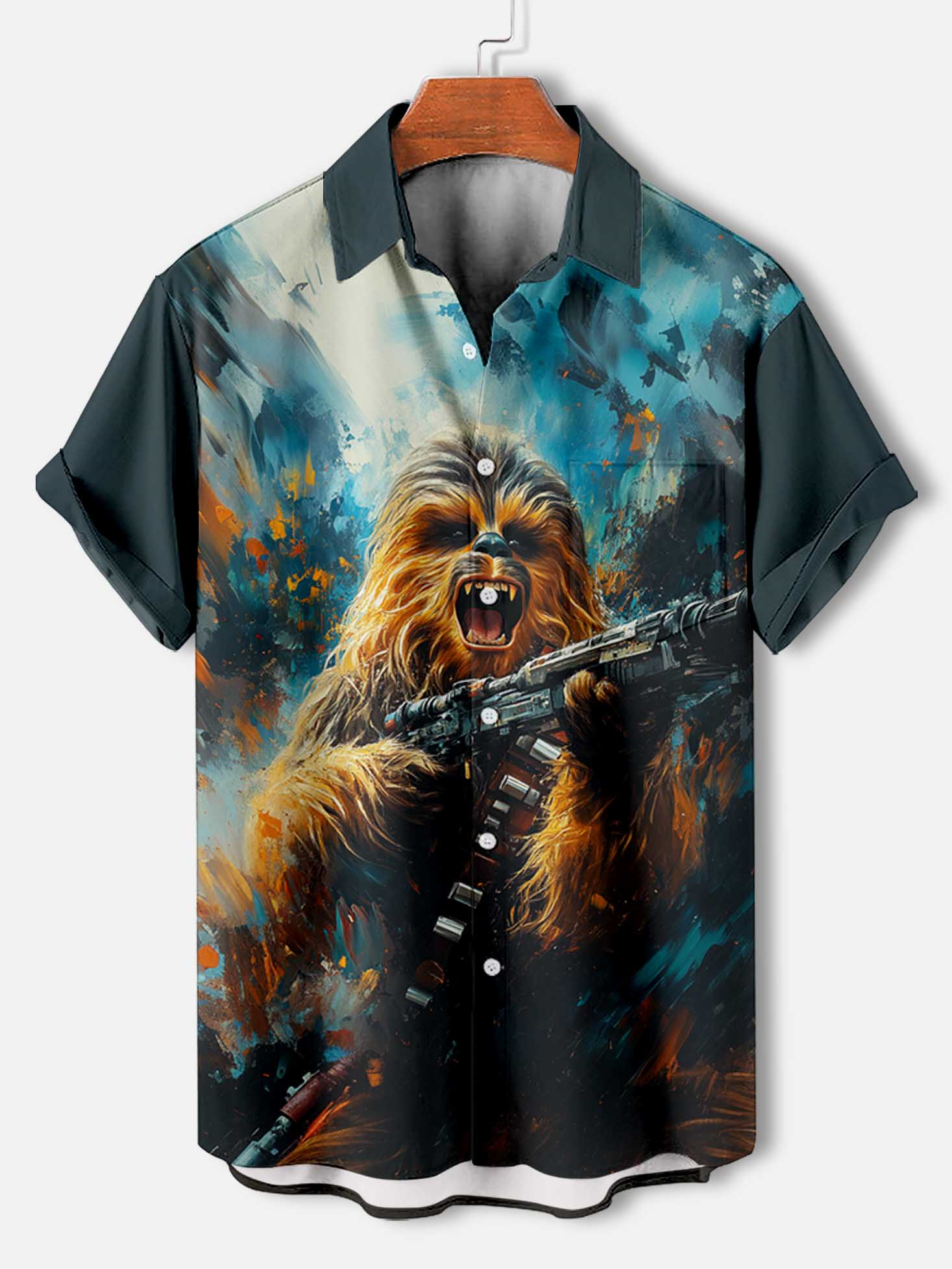 Men's Classic Movie Graphic Short Sleeve Shirt
