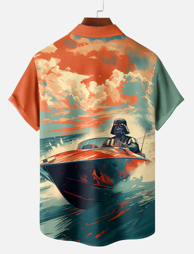 Classic movie graphic short sleeve shirt