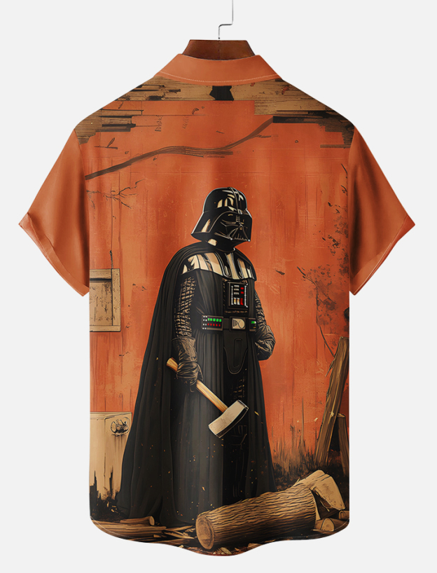 Men's Classic Movie Graphic Short Sleeve Shirt