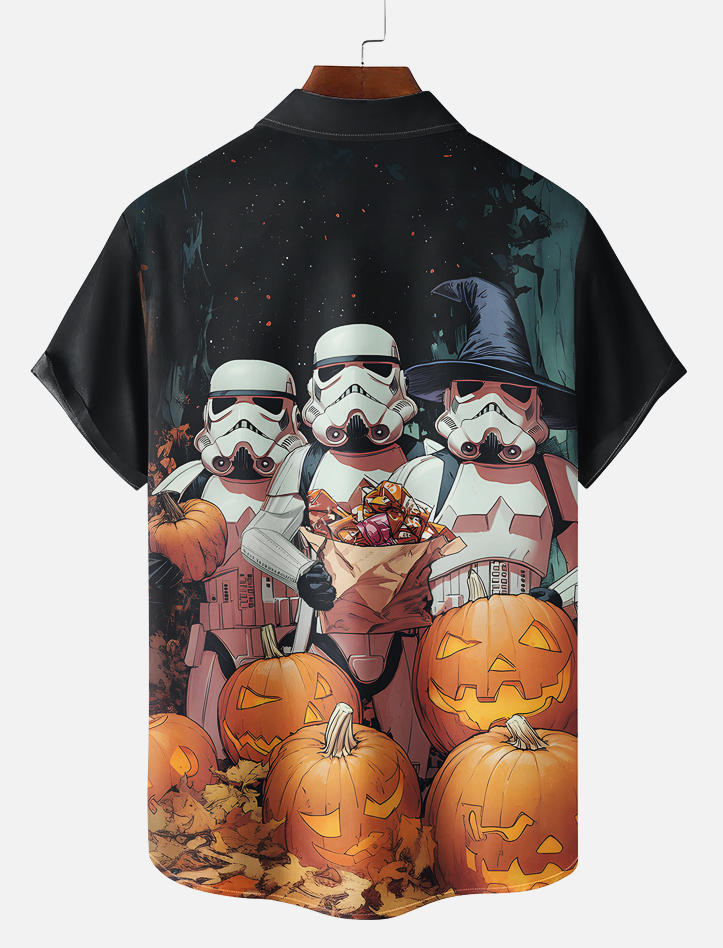 Men's Classic Movie Graphic Short Sleeve Shirt