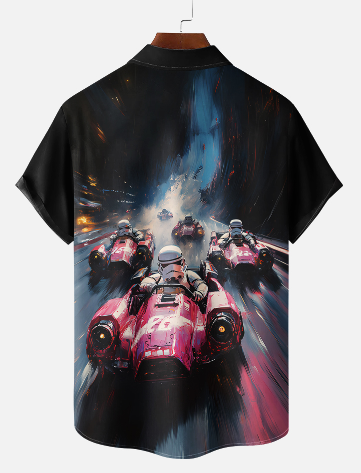 Men's Classic Movie Graphic Short Sleeve Shirt