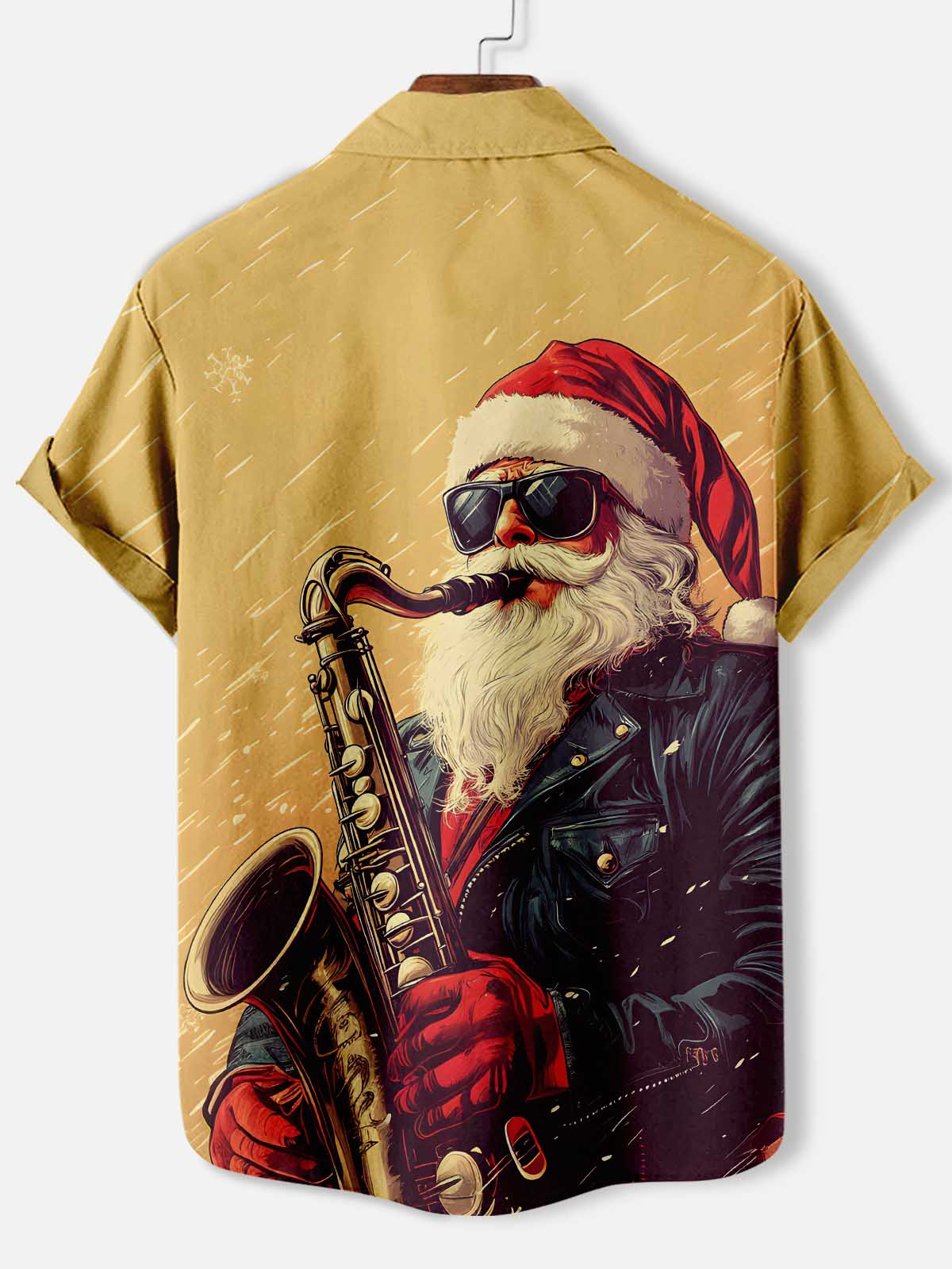 Men's Christmas Graphic Short Sleeve Shirt