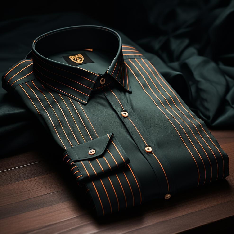 Men's Business Casual Button-Down Shirt