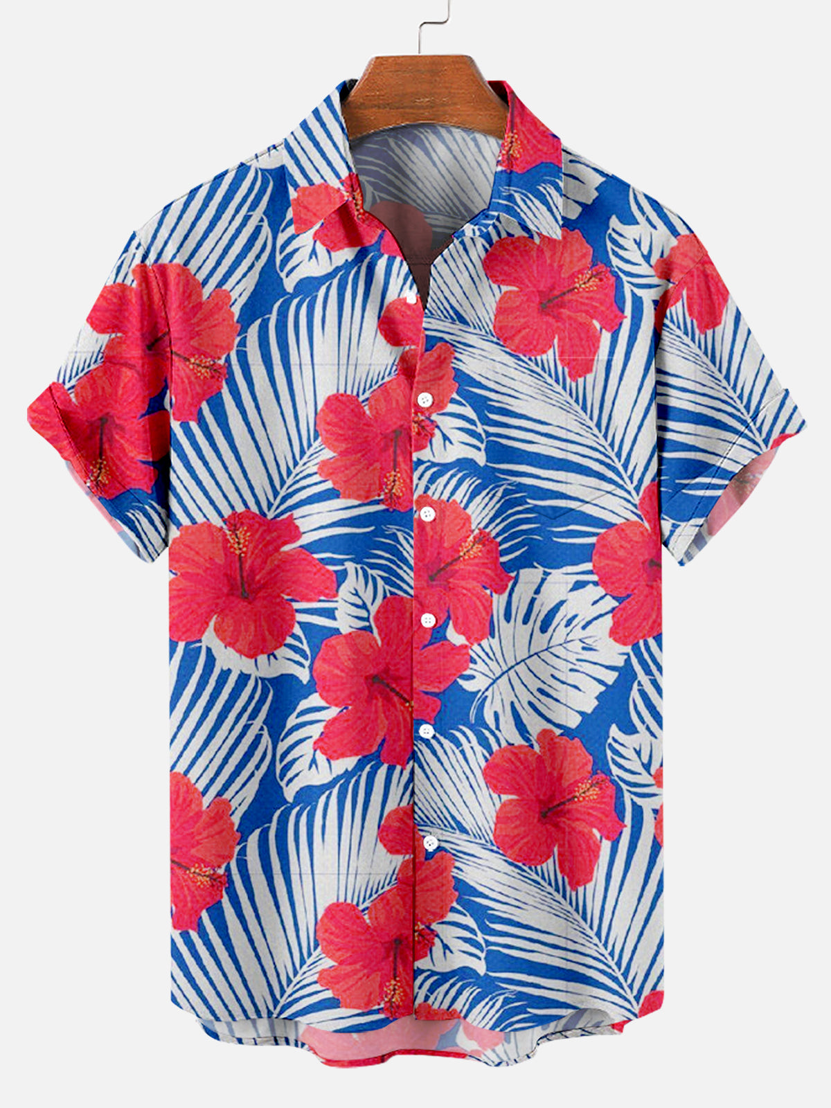 Sapphira Tropical Print Shirt