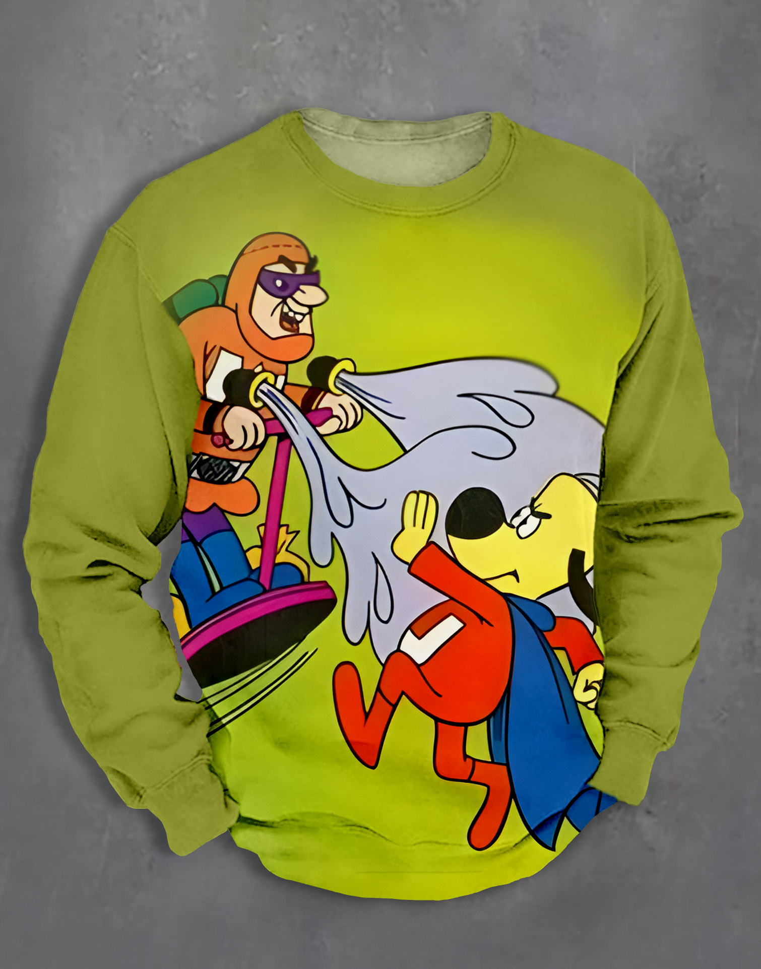 Men's Casual Classic Movie Graphic Long Sleeve Sweater