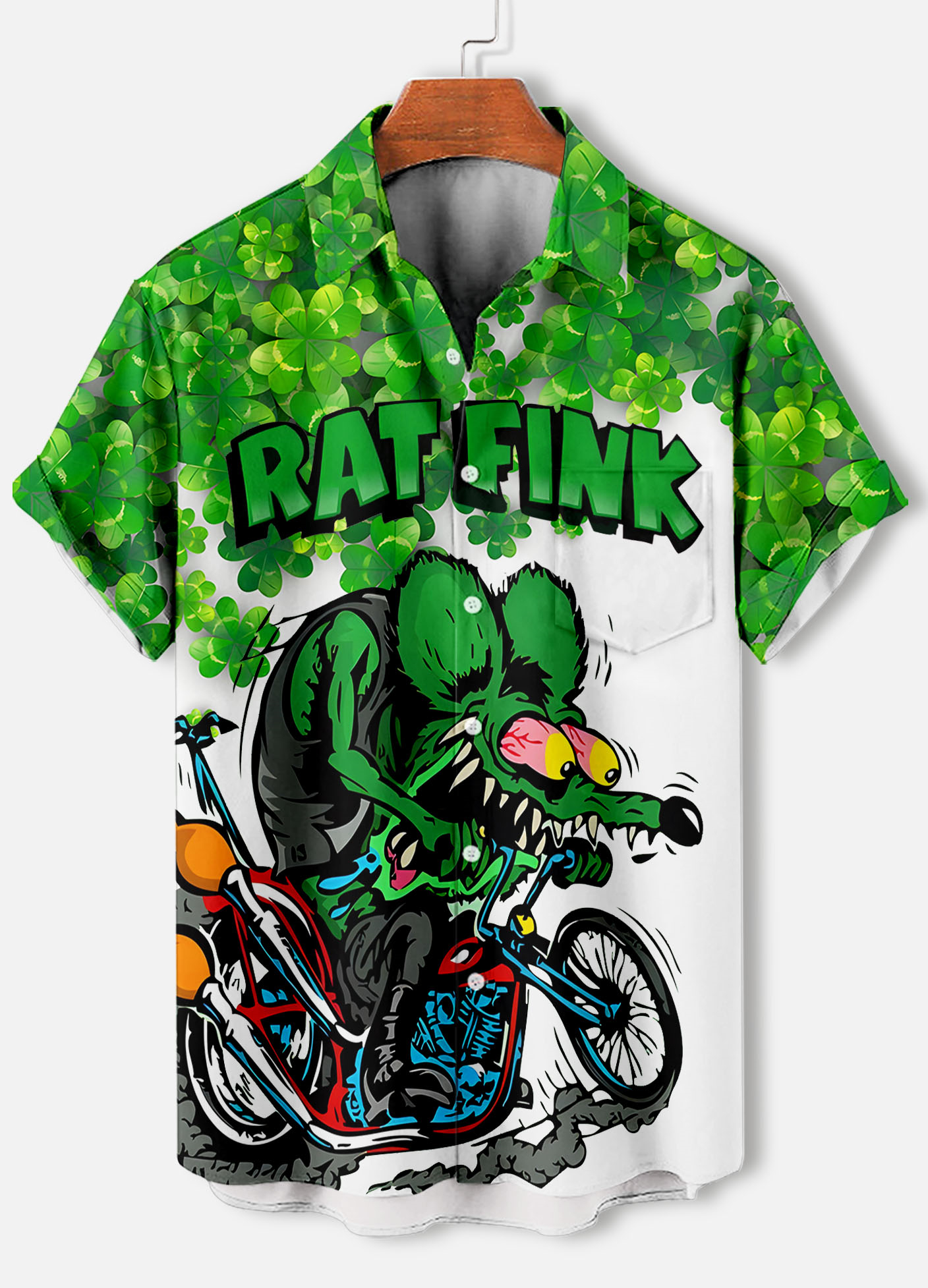 Men's Retro Comic Cartoon Classic Character Graphic Short Sleeve Shirt