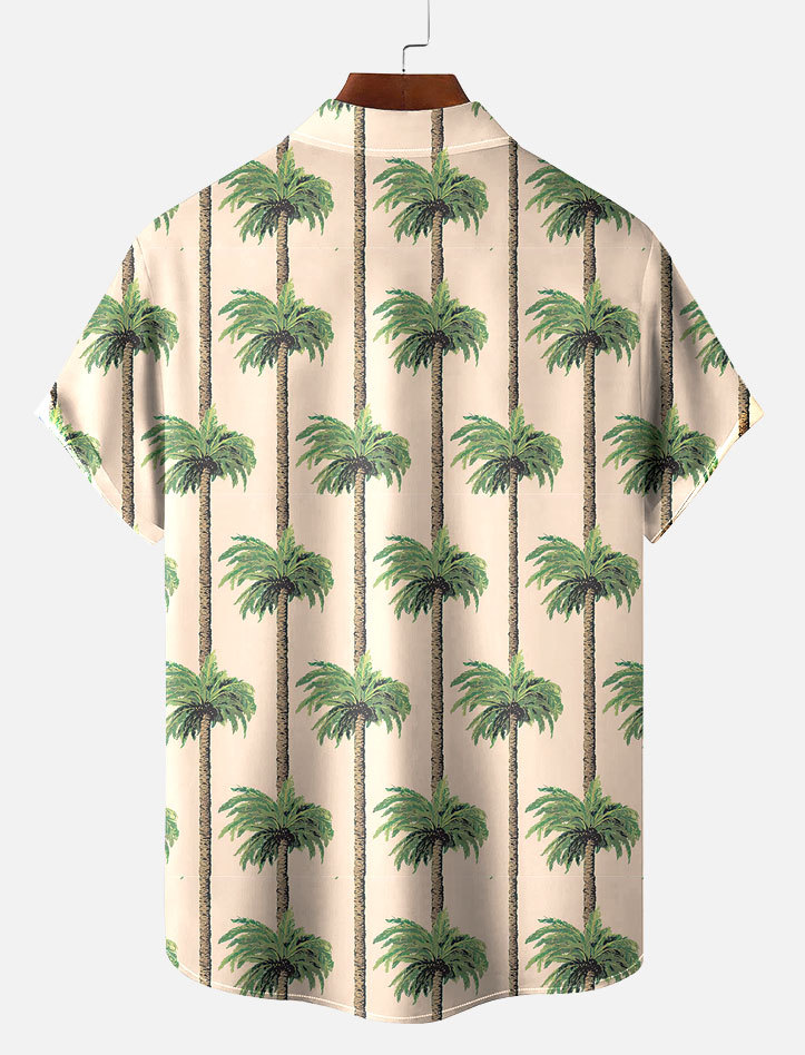 Men's Short Refreshing elegant hawaii Sleeve Shirt 