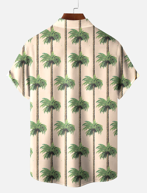 Men's Short Refreshing elegant hawaii Sleeve Shirt 