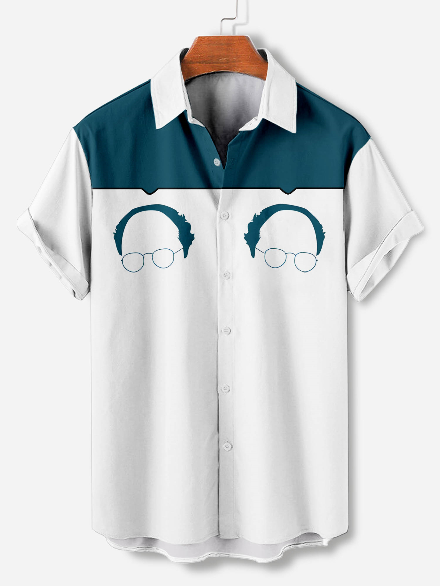 Men's Short Refreshing elegant hawaii Sleeve Shirt