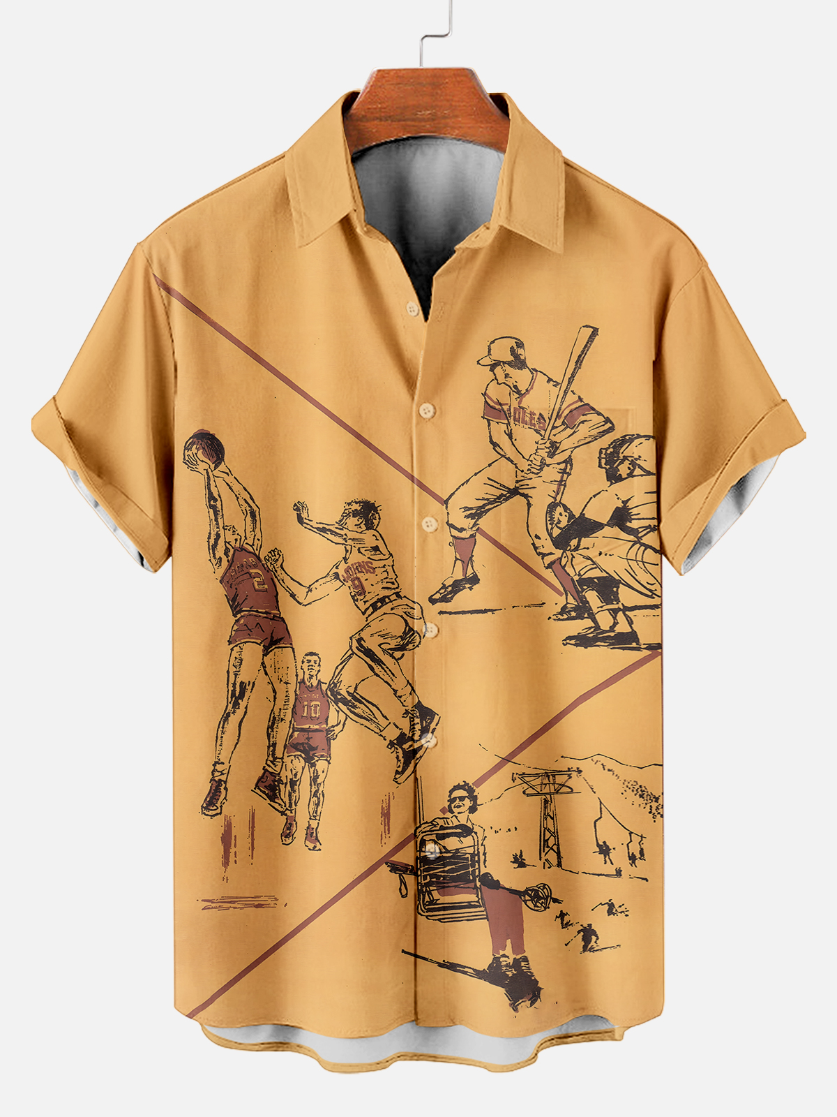 Pop Culture 70's-80s Men's Nostalgia Shirt