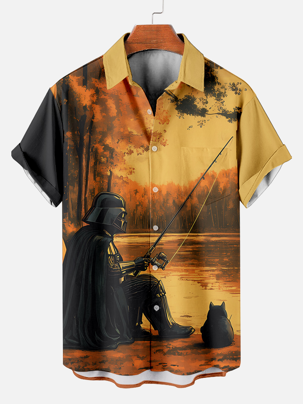 Men's Classic Movie Graphic Short Sleeve Shirt