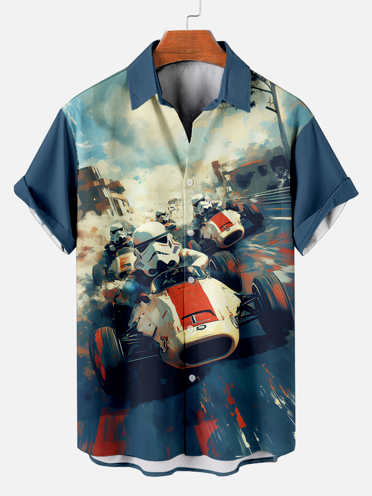 Men's Classic Movie Graphic Short Sleeve Shirt