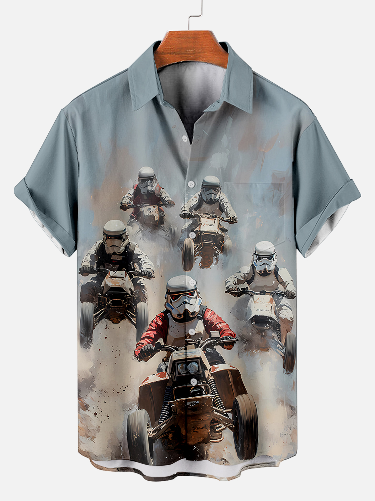 Men's Classic Movie Graphic Short Sleeve Shirt