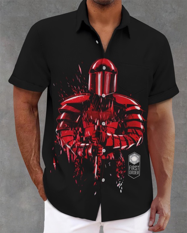 [Copy]Men's Vintage Witch Oil Painting Art Halloween Short Sleeve Shirt