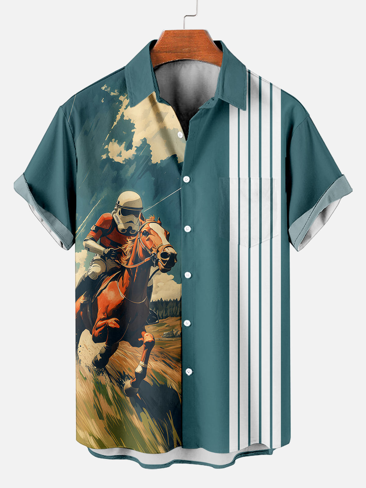 Men's Classic Movie Graphic Short Sleeve Shirt