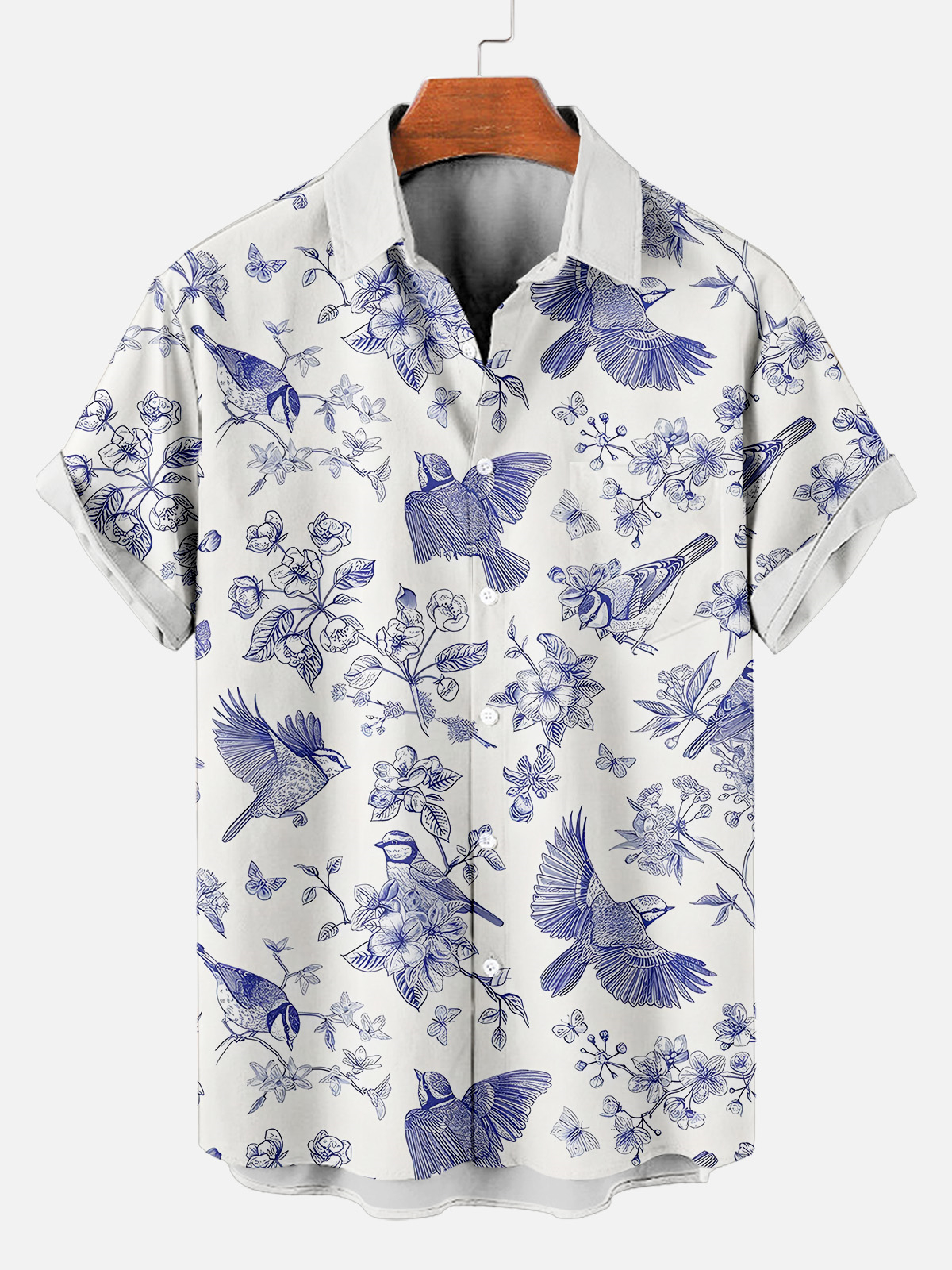 Men's Vintage Hawaiian Short Sleeve Shirt