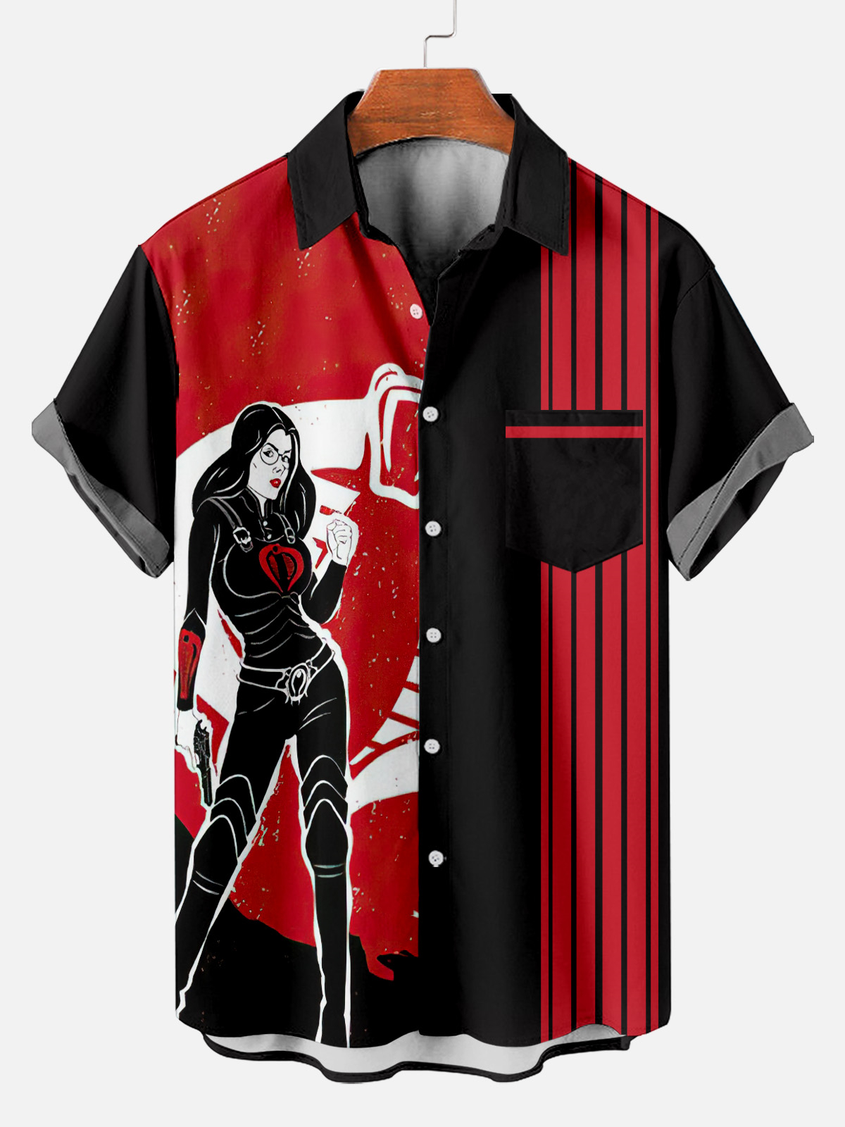 Men's Classic Character Graphic Short Sleeve Shirt