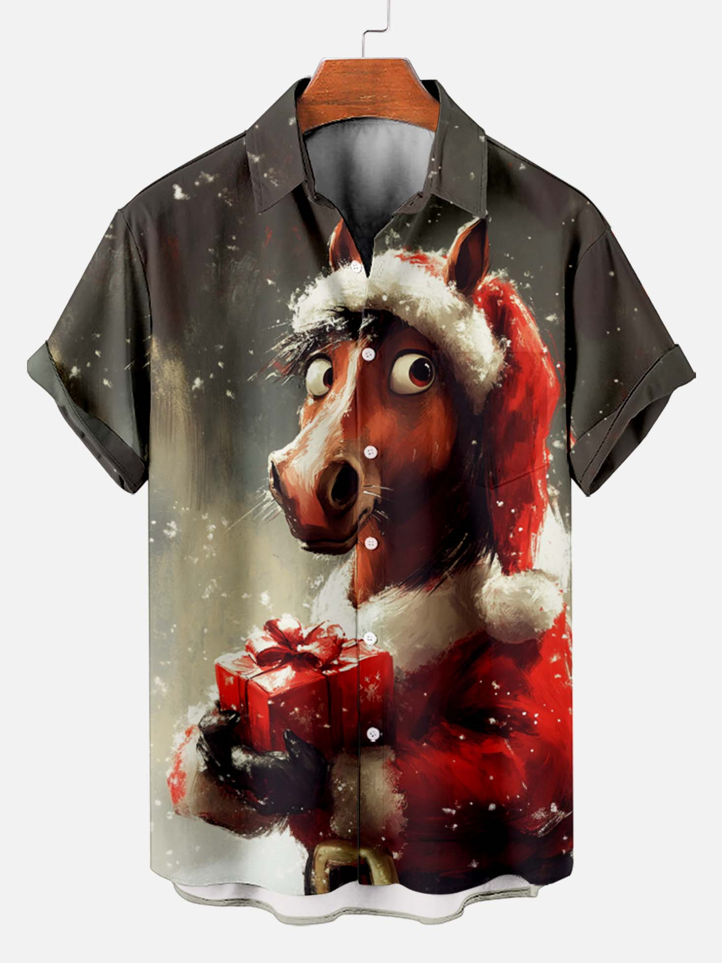 Men's Fun Cartoon Graphic Short Sleeve Shirt