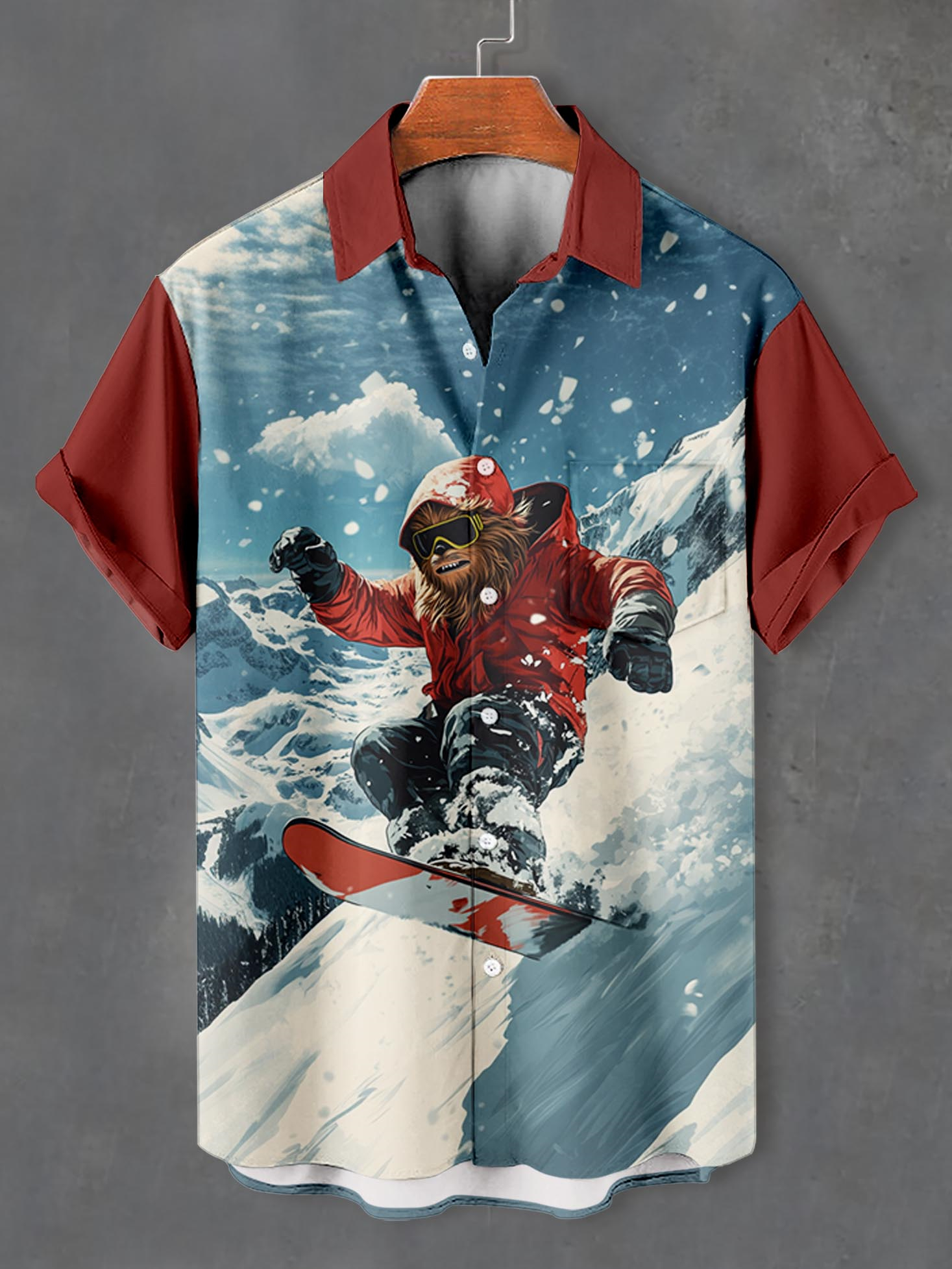 Men's Classic Movie Graphic Short Sleeve Shirt