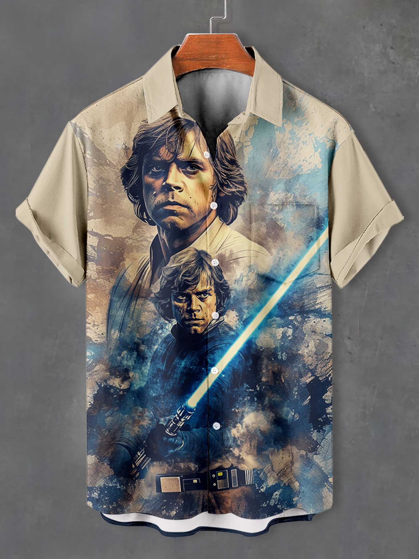 Men's Classic Movie Graphic Short Sleeve Shirt