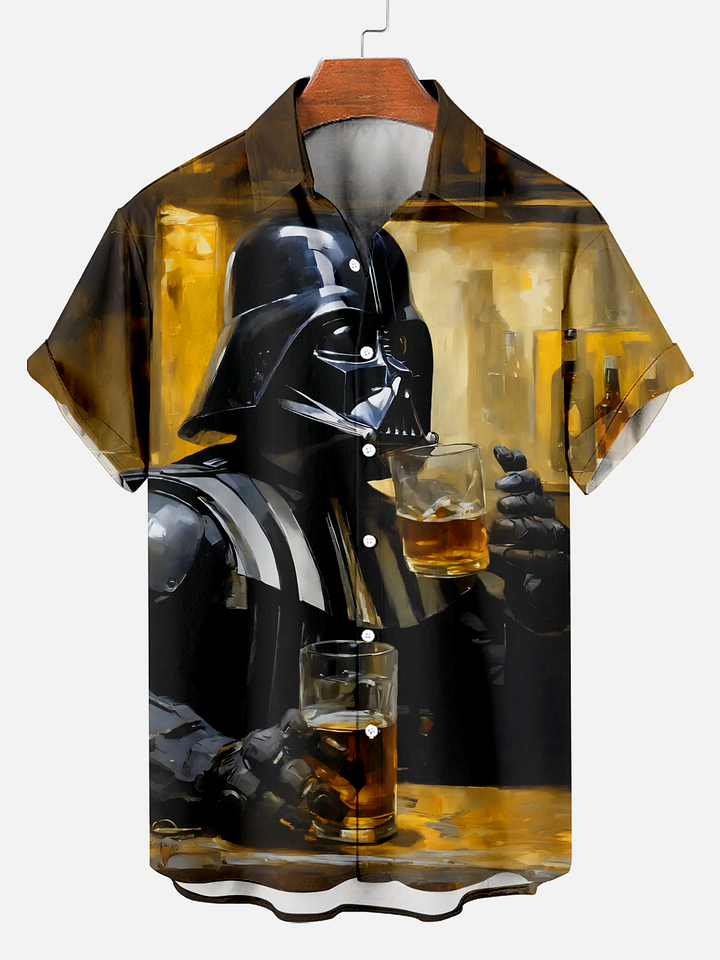 character graphic short sleeve shirt