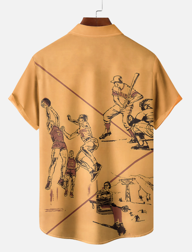 Pop Culture 70's-80s Men's Nostalgia Shirt