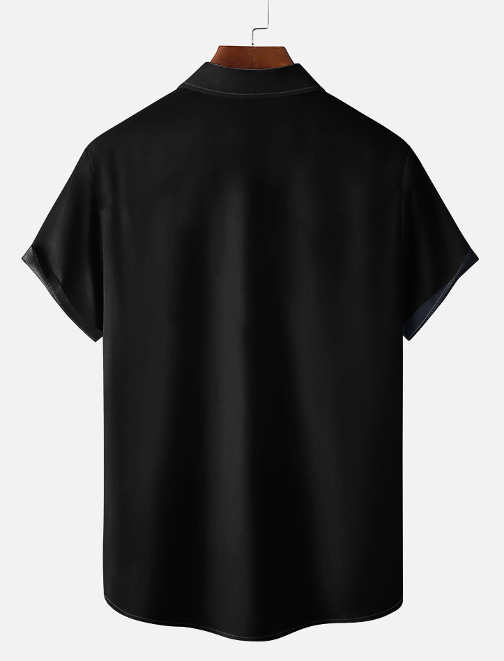 Halloween graphic short sleeve shirt