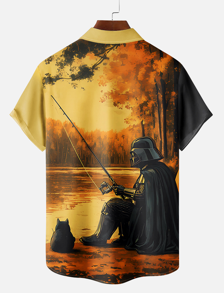 Men's Classic Movie Graphic Short Sleeve Shirt