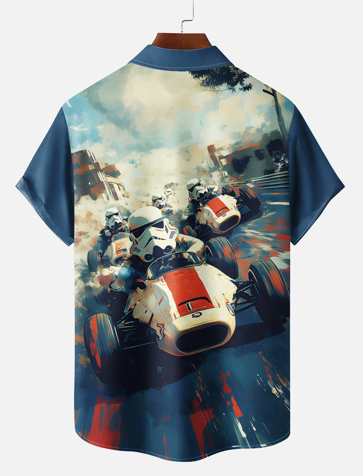 Men's Classic Movie Graphic Short Sleeve Shirt