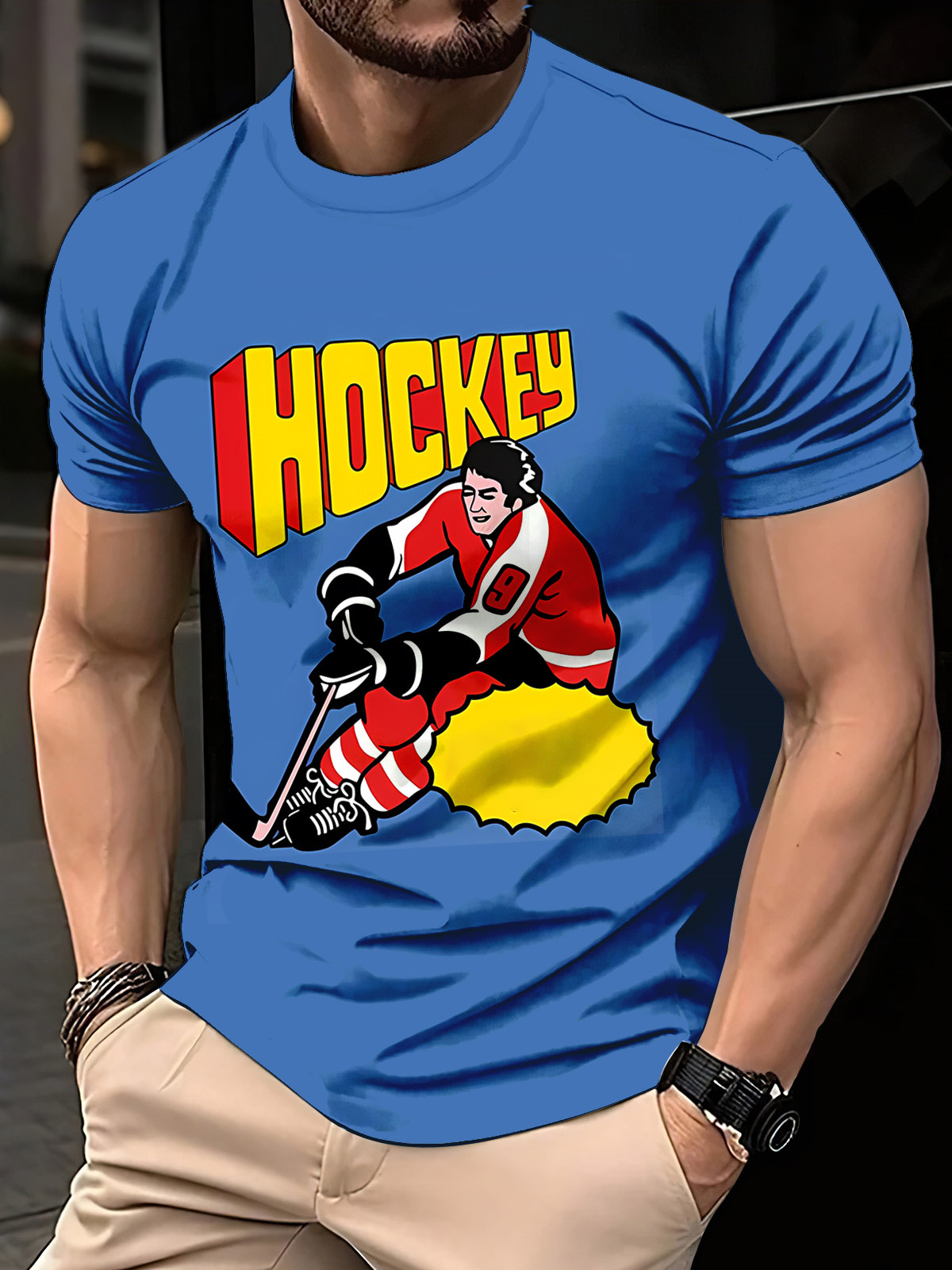 [Copy]Gun Clothes Men's Digital Printed Round Neck Short Sleeve T-shirt