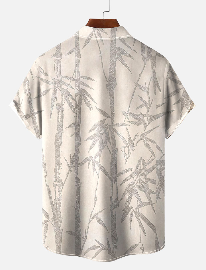 Men's Short Refreshing elegant hawaii Sleeve Shirt 