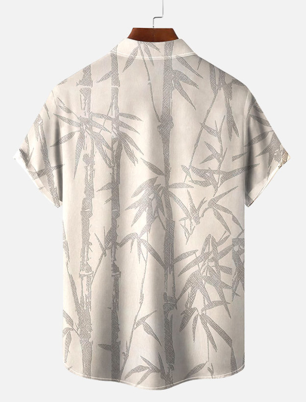 Men's Short Refreshing elegant hawaii Sleeve Shirt 