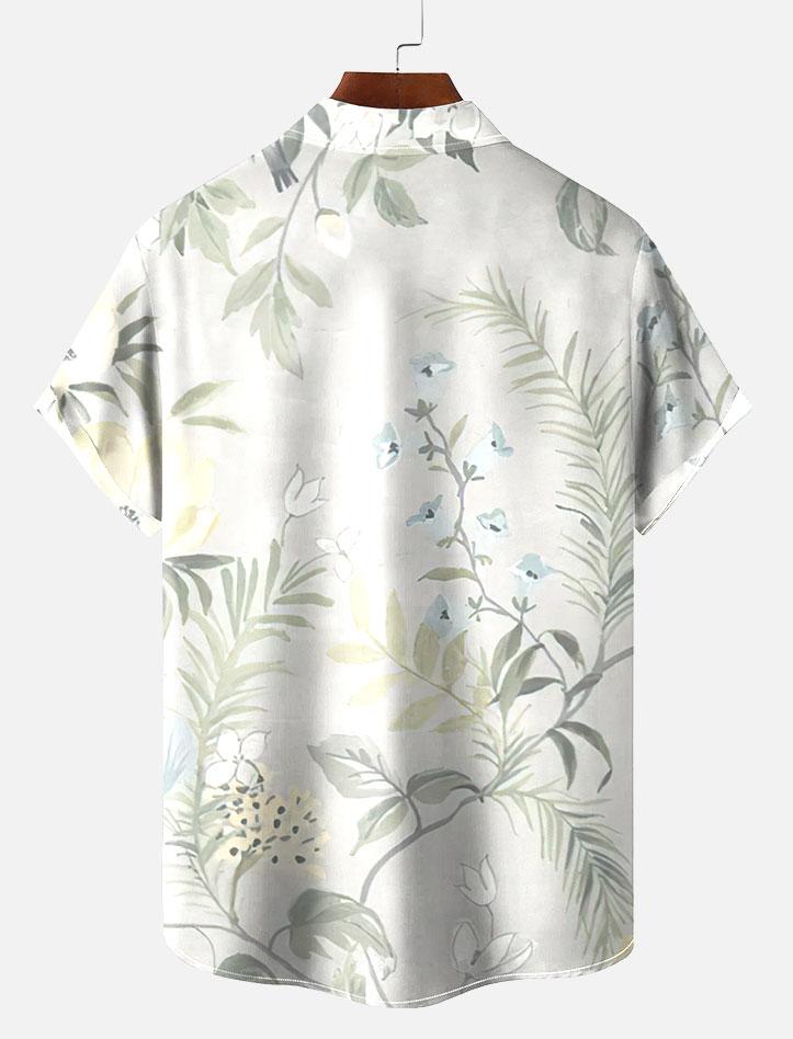 Men's Short Refreshing elegant hawaii Sleeve Shirt 