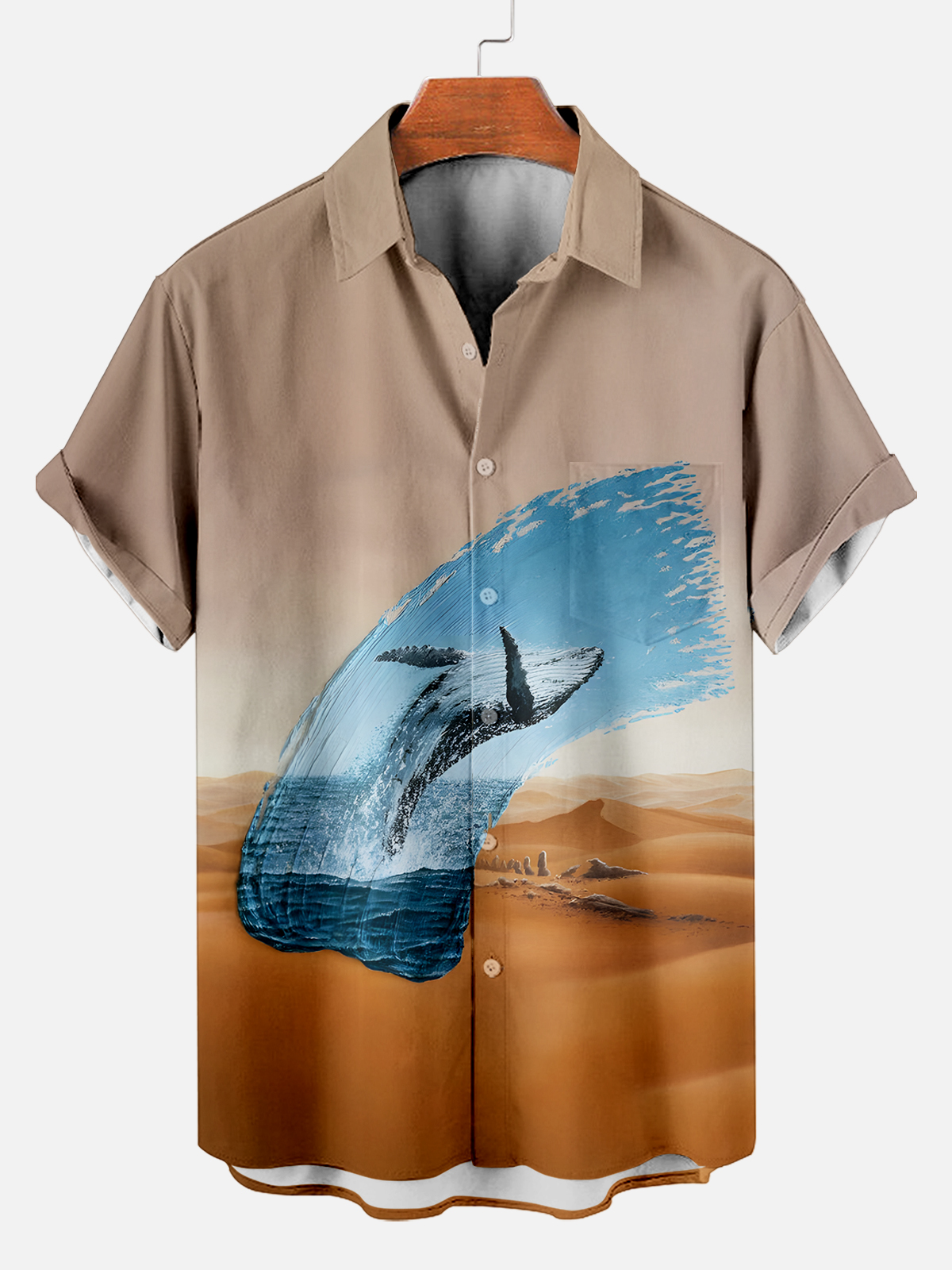 [Copy]Men's Vintage Witch Oil Painting Art Halloween Short Sleeve Shirt