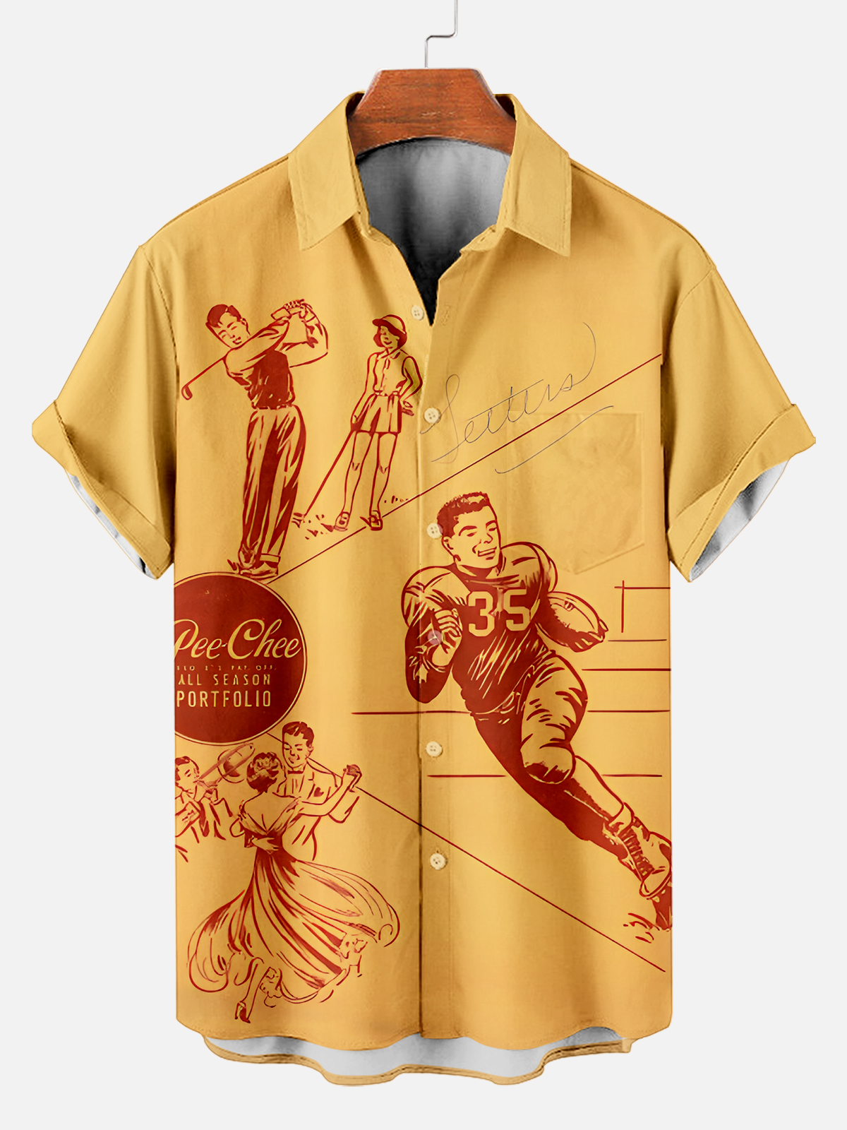Pop Culture 70's-80s Men's Nostalgia Shirt