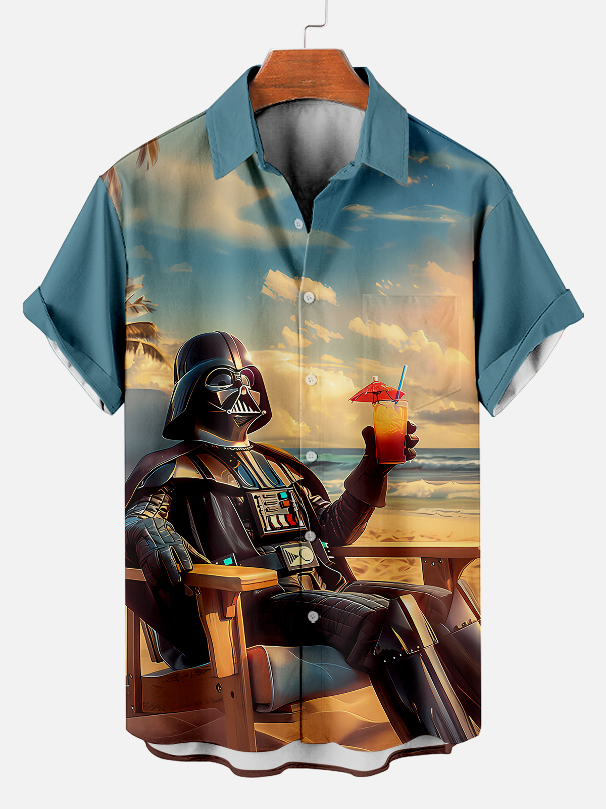 [Copy]Men's Vintage Witch Oil Painting Art Halloween Short Sleeve Shirt