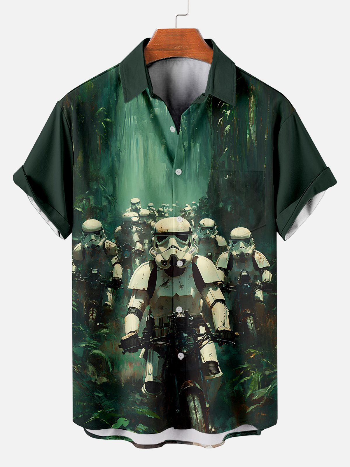 Men's Classic Movie Graphic Short Sleeve Shirt