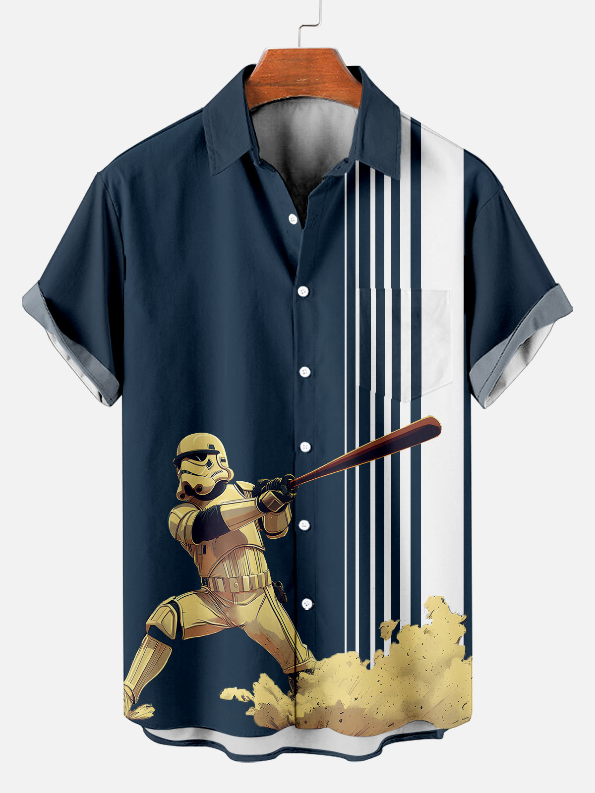 Men's Classic Movie Graphic Short Sleeve Shirt