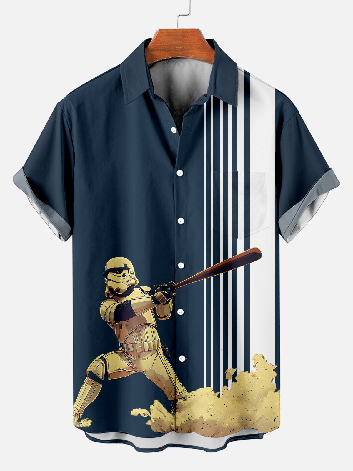 Men's Classic Movie Graphic Short Sleeve Shirt
